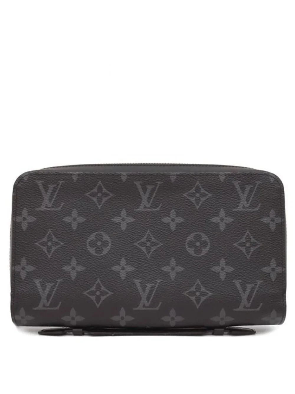 Louis Vuitton Wallet Zippy XL Monogram Eclipse Gunmetal Black Zip Around Travel